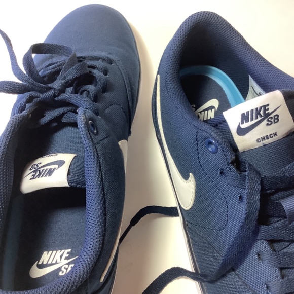 Nike men’s SB Check Solarsoft navy blue size 9 - Picture 7 of 9